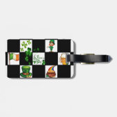 Étiquette À Bagage Jour le rétro de St Patrick unique (Dos horizontal)