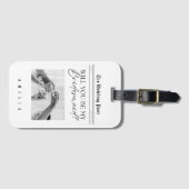 Étiquette À Bagage Journal de la proposition de Bridesmaid (Devant Horizontal)