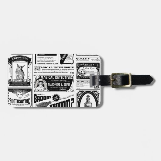 Étiquette À Bagage journal déplaisant (Devant horizontal)