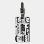 Étiquette À Bagage journal déplaisant (Devant Vertical)