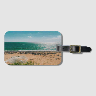 Étiquette À Bagage Journée d'été à la plage dans l'archipel suédois