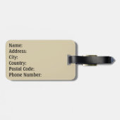 Étiquette À Bagage Joyeuses fêtes (Dos horizontal)