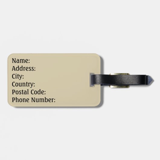 Étiquette À Bagage Joyeuses fêtes (Dos horizontal)