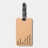 Étiquette À Bagage Joyeux Halloween (Dos Vertical)