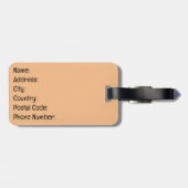 Étiquette À Bagage Joyeux Halloween (Dos horizontal)