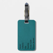 Étiquette À Bagage Joyeux Halloween (Dos Vertical)