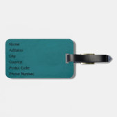 Étiquette À Bagage Joyeux Halloween (Dos horizontal)