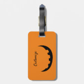 Étiquette À Bagage Joyeux Jack O'lantern Thunder_Cove (Dos Vertical)