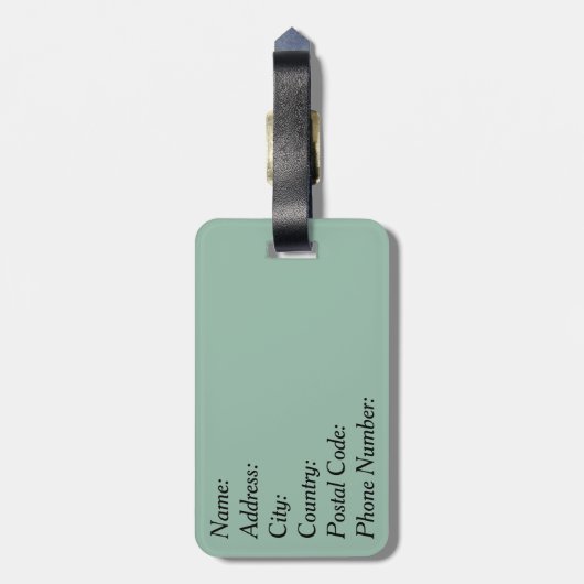 Étiquette À Bagage Joyeux Noël (Dos Vertical)