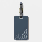 Étiquette À Bagage Joyeux Noël (Dos Vertical)