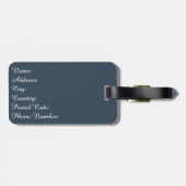 Étiquette À Bagage Joyeux Noël (Dos horizontal)