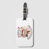 Étiquette À Bagage Joyeux Noël (Devant Vertical)