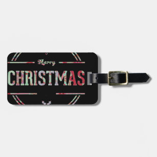 Étiquette À Bagage Joyeux voeux Noël
