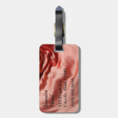 Étiquette À Bagage Juanita DAVANTAGE ! (Dos Vertical)