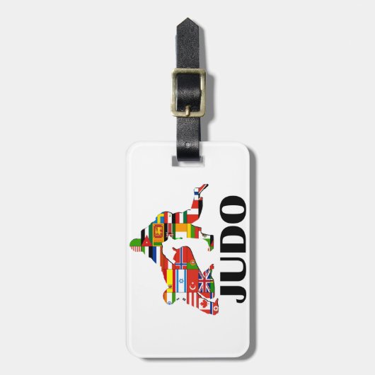 Étiquette À Bagage Judo (Devant Vertical)