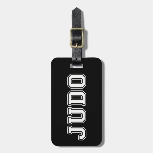 Étiquette À Bagage Judo (Devant Vertical)