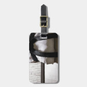 Étiquette À Bagage Judo Gi sur le tapis Tatami (Devant Vertical)