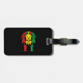 Étiquette À Bagage Junetdix African Lion Rasta Reggae Hommes Femmes E (Dos horizontal)