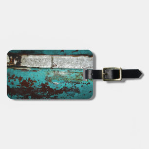 Étiquette À Bagage Junk Yard vintage car 50's aqua turquoise