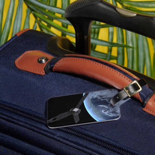 Étiquette À Bagage Juno Spacecraft Pendant Son Vol Sur Terre (Insitu Rectoal 3)