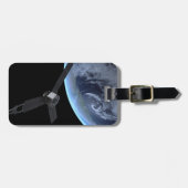 Étiquette À Bagage Juno Spacecraft Pendant Son Vol Sur Terre (Devant horizontal)