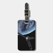 Étiquette À Bagage Juno Spacecraft Pendant Son Vol Sur Terre (Devant Vertical)