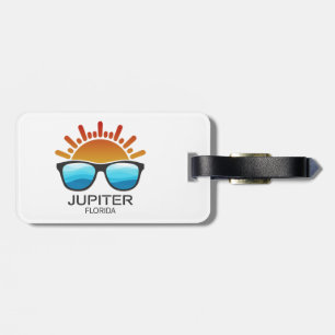 Étiquette À Bagage Jupiter Floride Lunettes de soleil