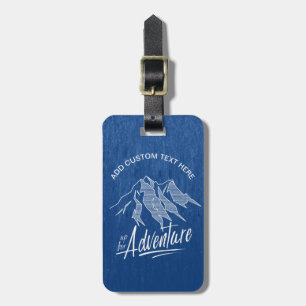 Étiquette À Bagage Jusqu'à Adventure Mountains ID358