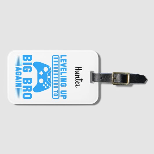 Étiquette À Bagage Jusqu'À L'Avenir Des Gros. (Devant Horizontal)