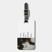 Étiquette À Bagage Juste en train de se pendre (Devant Vertical)