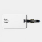 Étiquette À Bagage Juste M. et Mme mariés étiquette de bagage pour (Dos horizontal)