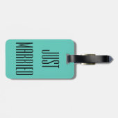 Étiquette À Bagage Juste Marié Lune de miel Mariage bagage étiquette  (Dos horizontal)