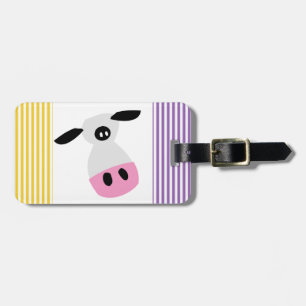 Étiquette À Bagage Juste une vache