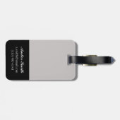 Étiquette À Bagage Juxtaposition II (Dos horizontal)