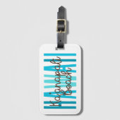 Étiquette À Bagage Ka'anapali Beach Hawaii (Océan) (Devant Vertical)