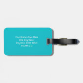 Étiquette À Bagage Kachina Doll Wood Figure Photographie Gros plan Gr (Dos horizontal)