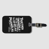 Étiquette À Bagage Kamala Harris 2024 Nous pouvons mettre fin à Drama (Devant Horizontal)