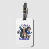 Étiquette À Bagage Kamala Harris Bootleg Rap (Devant Vertical)
