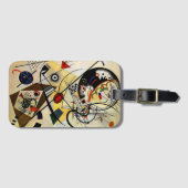Étiquette À Bagage Kandinsky - Ligne Transverse (Devant Horizontal)