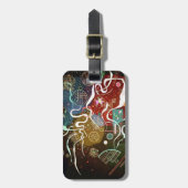 Étiquette À Bagage Kandinsky Mouvement I Abstrait Peinture (Devant Vertical)