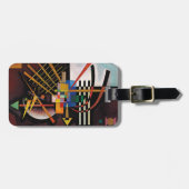 Étiquette À Bagage Kandinsky peinture Abstraite oeuvre classique (Devant horizontal)