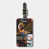 Étiquette À Bagage Kandinsky peinture Abstraite oeuvre classique (Devant Vertical)