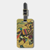 Étiquette À Bagage Kandinsky Points Peinture en toile Abstraite (Devant Vertical)