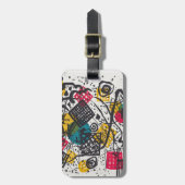 Étiquette À Bagage Kandinsky Small Worlds V Classic Abstrait (Devant Vertical)