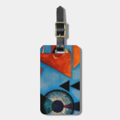 Étiquette À Bagage Kandinsky Soft Hard Abstrait (Devant Vertical)