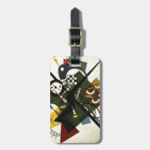 Étiquette À Bagage Kandinsky Sur White II (Devant Vertical)