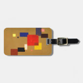 Étiquette À Bagage Kandinsky Treize Rectangles peinture Abstraite (Devant horizontal)