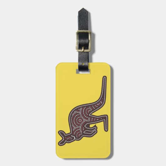 Étiquette À Bagage Kangaroo (Devant Vertical)