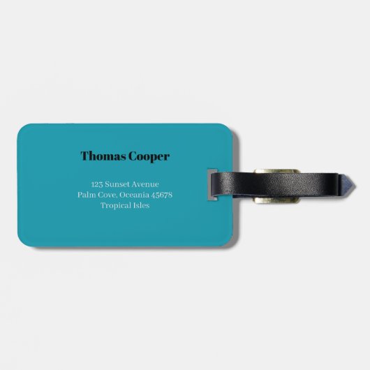 Étiquette À Bagage Kangaroo cool en lunettes de soleil sur un skatebo (Dos horizontal)