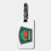 Étiquette À Bagage Kaniksu Forêt Nationale Idaho Camping (Dos Vertical)